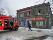 Офис мясокомбината горел не долго