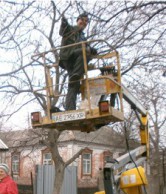 На окраине Днепродзержинска стало светлее