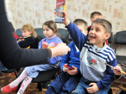 «Веселые старты» в приюте для детей