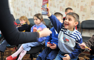 «Веселые старты» в приюте для детей