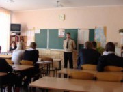 Днепродзержинские пожарные агитировали школьников