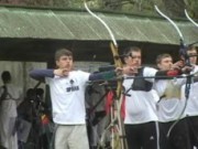 Днепродзержинец соревновался в стрельбе из лука стрельба из лука