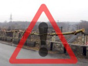 Аварийный мост снова в эксплуатации аварийній мост