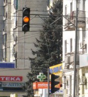 В центре Днепродзержинска снова горят светофоры светофор