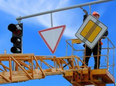 установка знаков