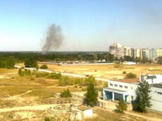 горела трава