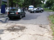 В Днепродзержинске «штурмуют» дороги дороги