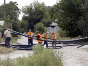 «Горводоканал» осуществляет плановую замену уличных водоводов пластиковые трубы