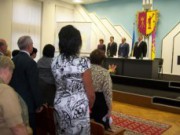 В Днепродзержинске работников сферы образования собрали на конференцию собрание