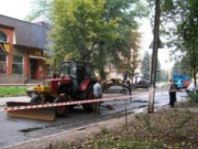 На улице Медицинской вновь идут работы по замене труб теплотрассы ремонт