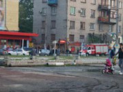 В Днепродзержинске горела «Радуга» пожежа