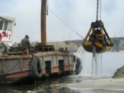 В Днепродзержинске впервые углубляют русло реки углубление