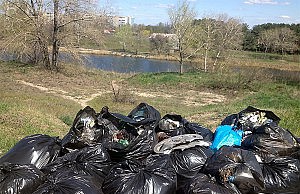 Убрали но не совсем мусор