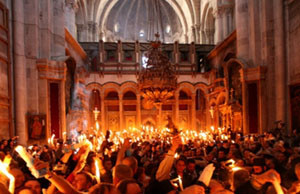 Чудо схождения Благодатного огня 2013