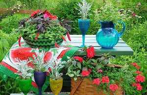 Оригинальные горшки – украшение сада цветы горшки