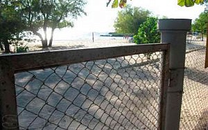 ограждение пляж