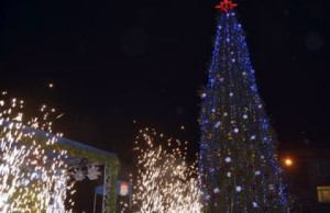 Мэр открыл главную елку города