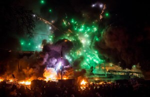 День Соборности отметили у памятника Шевченко