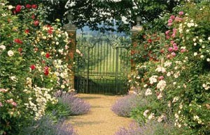 Калитка в саду, как способ украшения участка