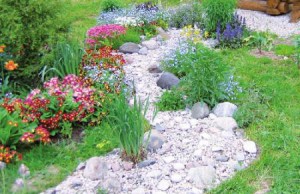 Сухой ручей – новая мода в саду