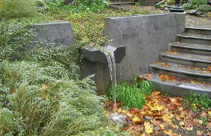 Дренажная система в саду