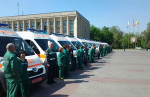 Город получил автомобили скорой помощи