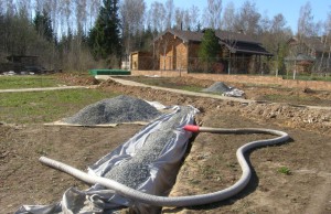 Как осушить заболоченный участок?