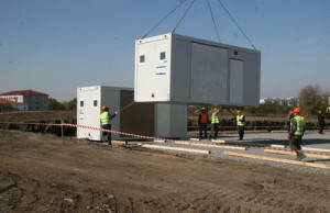 В городе смонтируют модульные дома для переселенцев