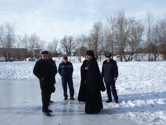 крещение купание лед