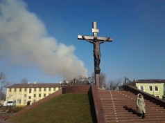 Центр города в дыму, но выбросов не зафиксировано