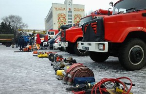 В городе провели областные учения МЧС