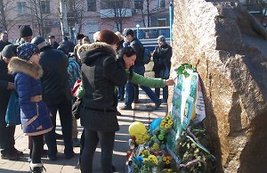 Прошли памятные мероприятия, посвященные событиям на Майдане