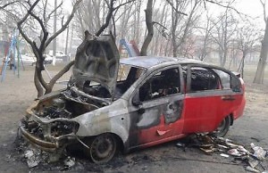 Беспальчуку сожгли автомобиль