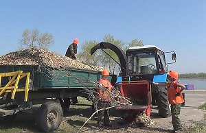 На городском пляже состоялся субботник