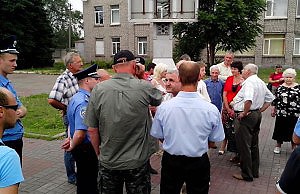 Митинг коммунистов превратился в диалог с «Правым сектором»