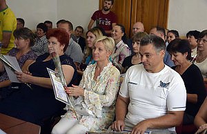 На координационном совете поздравляли предпринимателей и говорили о маршрутках