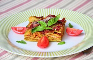 Лазанья с сыром