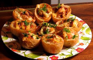 Картофель фаршированный мясом