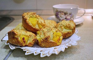 Кексы творожные с апельсином