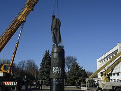 Демонтирован памятник Дзержинскому