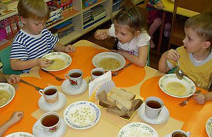 Сколько стоит питание в детских садах?