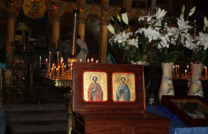 В город прибудут мощи великих святых врачей Космы и Дамиана