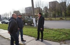 Реконструкция наружного освещения на проспекте Аношкина завершена