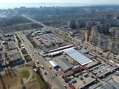 1й, 2й, 3й микрорайоны левого берега с квадрокоптера г. Каменское