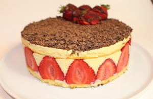 Клубничный торт «Фрезье»