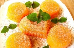 Десерт из тыквы с апельсиновым ароматом