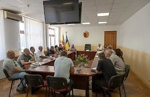 В Каменском решали вопрос задымления на свалке