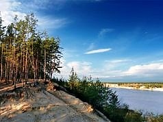 Голубые озера под Каменским заилены и начинают пересыхать