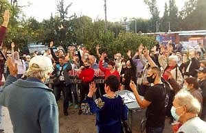В Каменском состоялся митинг протеста против запуска завода «Рокобан»