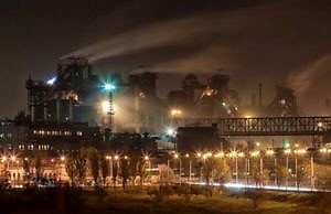 Каменское – город Украины с очень высоким уровнем загрязнения